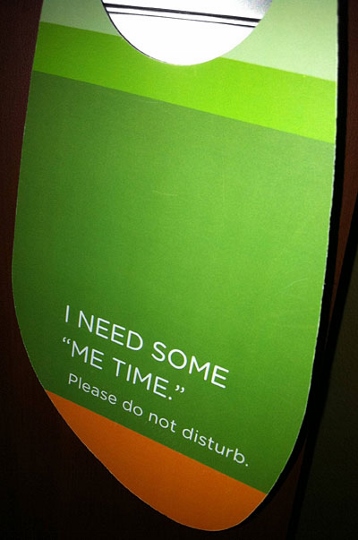 время для себя табличка