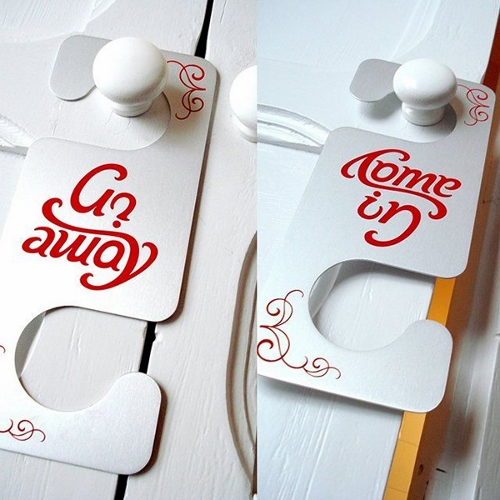 креативная табличка