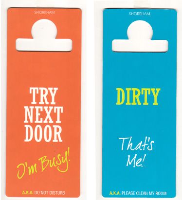 таблички на дверь номера